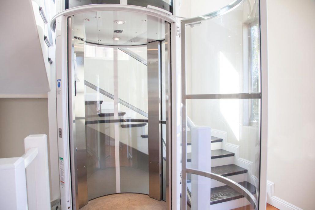 Vakuumlift Kabinenaufzug - Beispiel Einfamilienhaus